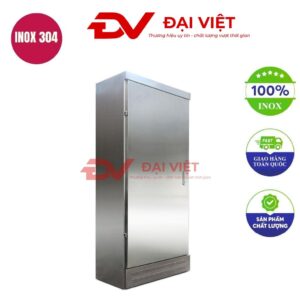 Vỏ tủ điện inox ngoài trời 1 lớp cửa 1200x600x350mm