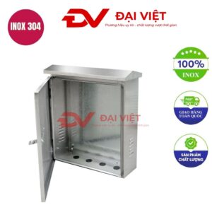 Vỏ tủ điện inox ngoài trời 1 lớp cửa 700x500x300mm