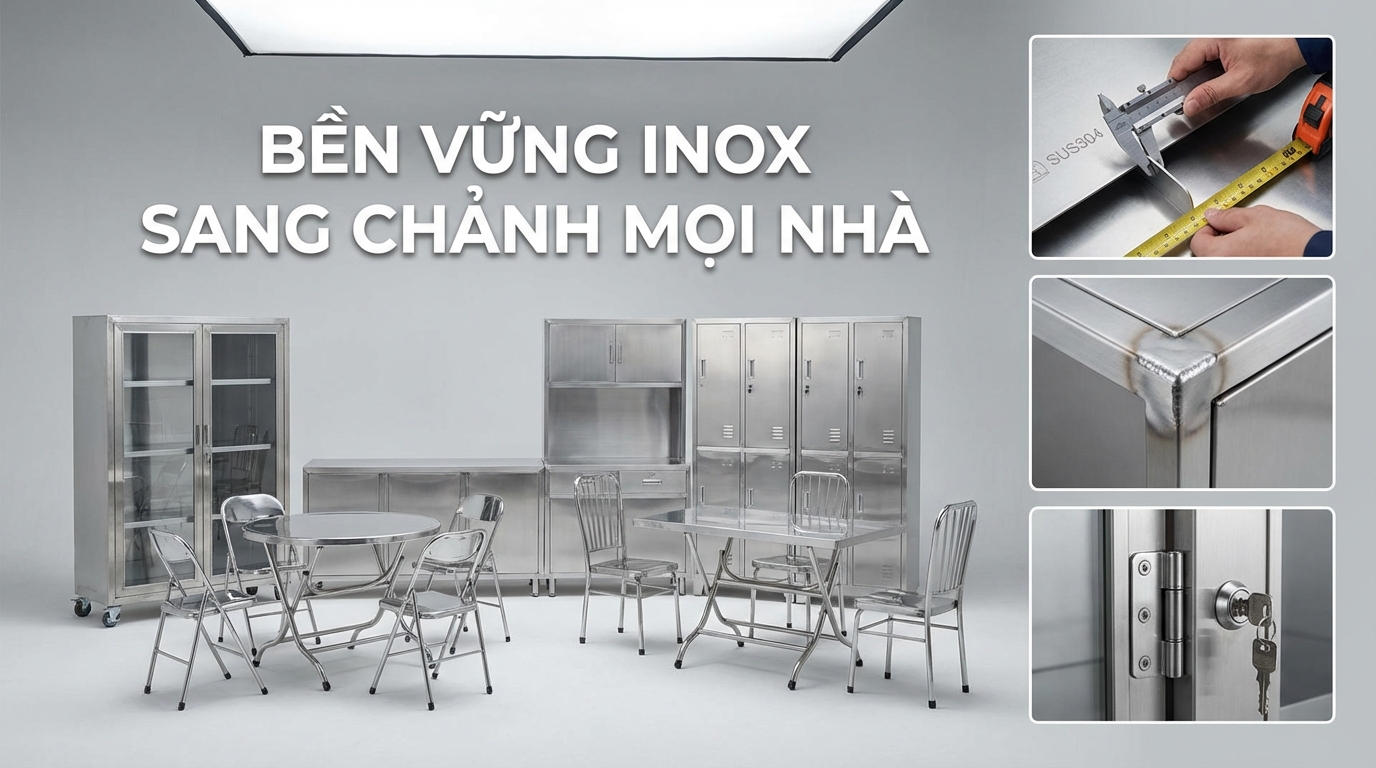 Nên chọn mua Bàn Inox 304 hay Inox 201