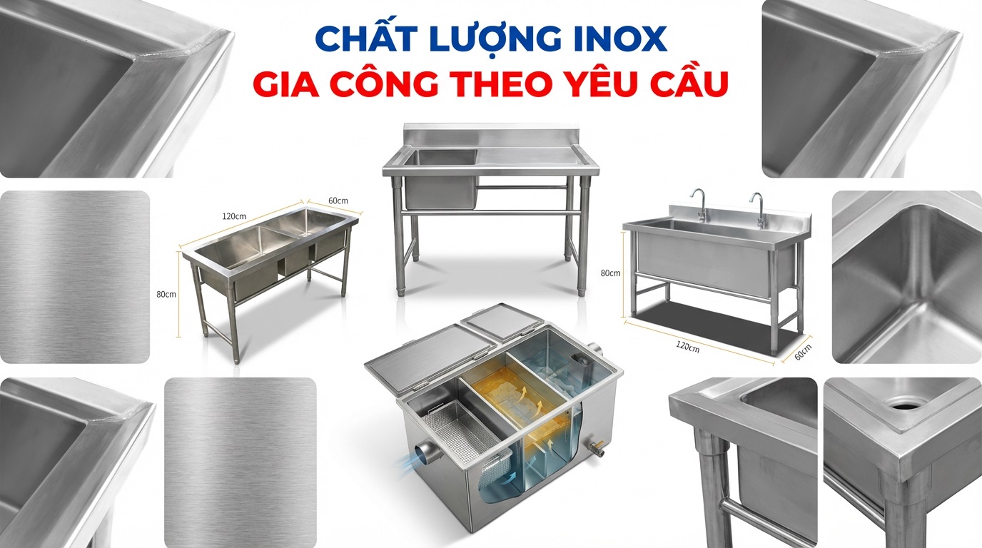 Phân Loại Các Dòng Chậu Rửa 3 Hố Phổ Biến