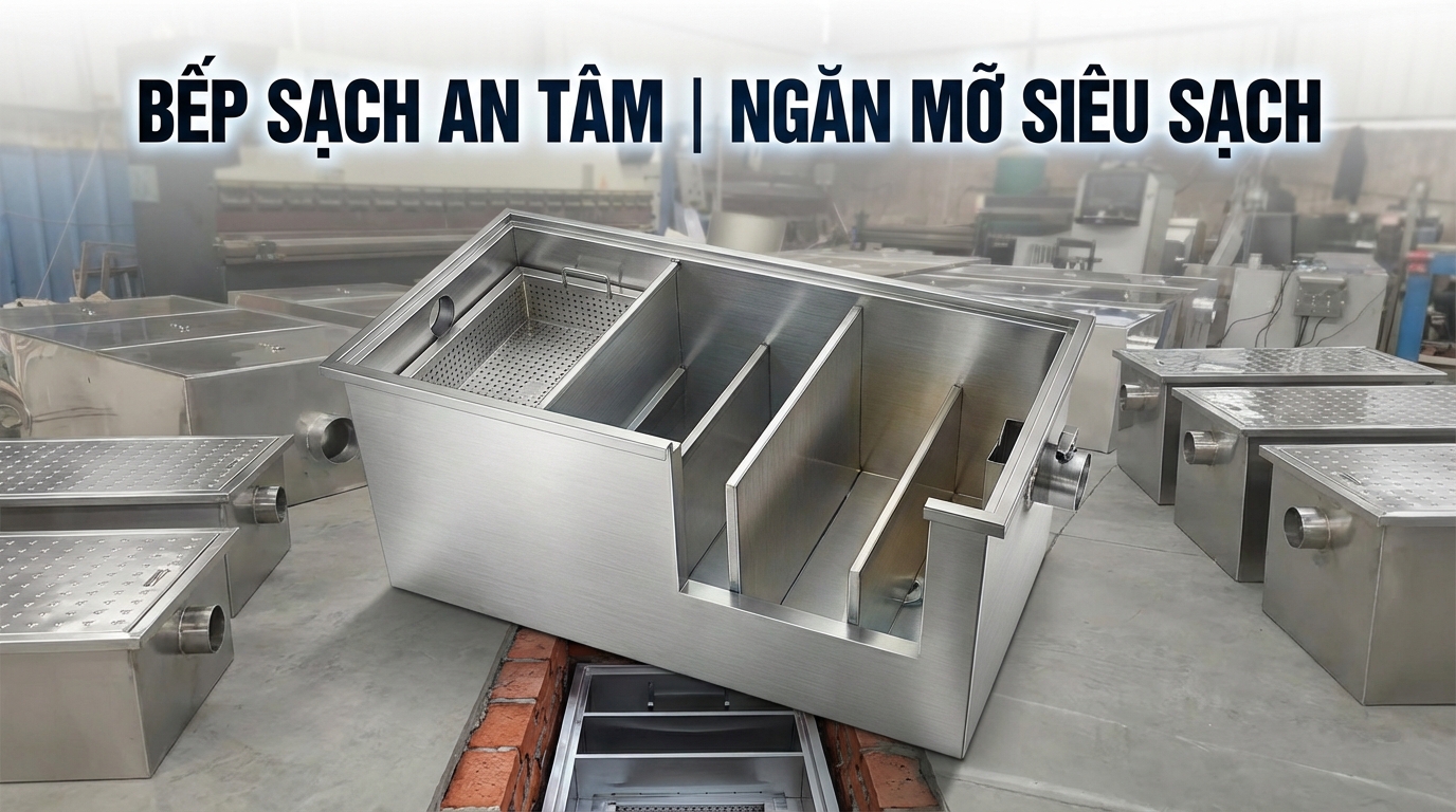 Phân loại Bể Tách Mỡ theo nhu cầu sử dụng