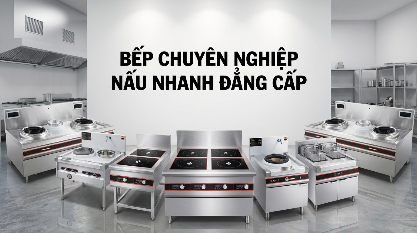 Phân loại Bếp từ công nghiệp theo nhu cầu sử dụng