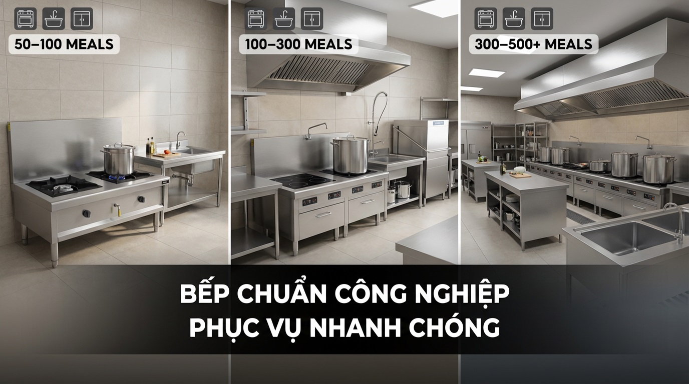 Tiêu chí chọn mua Bếp từ công nghiệp bền bỉ, tiết kiệm