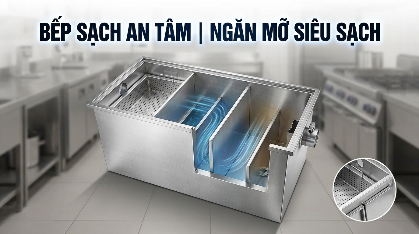 Bể tách mỡ chung cư