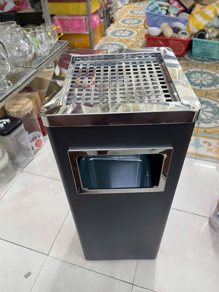 Thùng Rác Inox Gạt Tàn Thuốc Giá Rẻ, Bền Đẹp - Cơ Khí Đại Việt