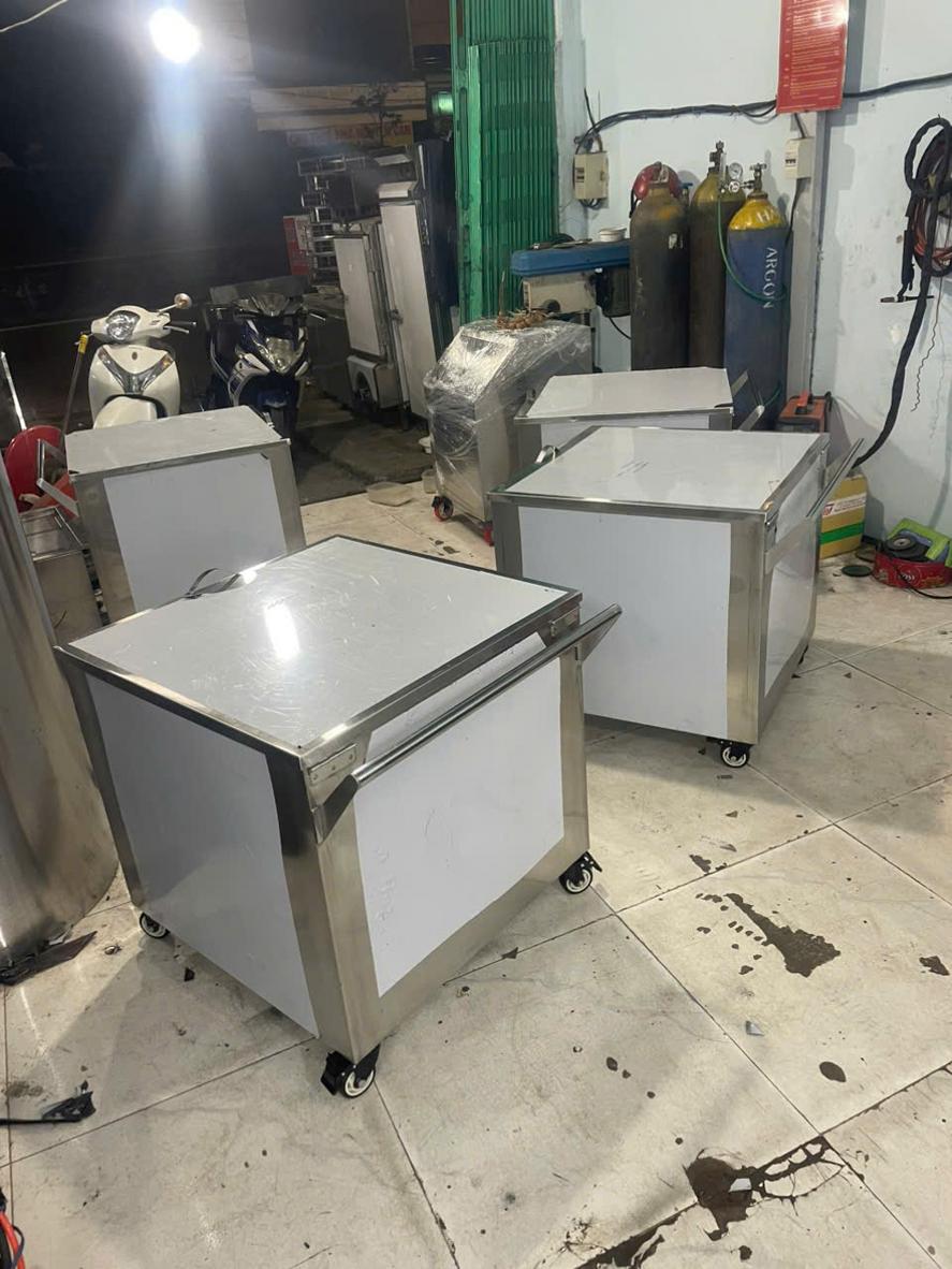 Sơ đồ quy trình gia công inox từ tiếp nhận đến bàn giao và bảo hành.