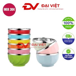 tô inox cách nhiệt 16x8.8cm