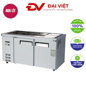 Tủ bàn khay lạnh 1500mm (Bàn Salad 8 khay)