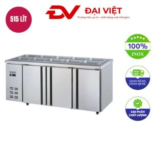 Tủ bàn khay lạnh 1800mm (Bàn Salad 10 khay)