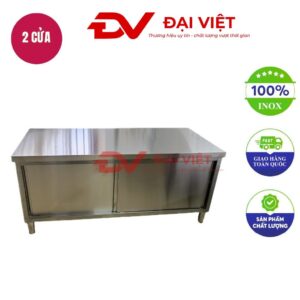 tủ chén inox 4 ngăn 2500x600x800mm
