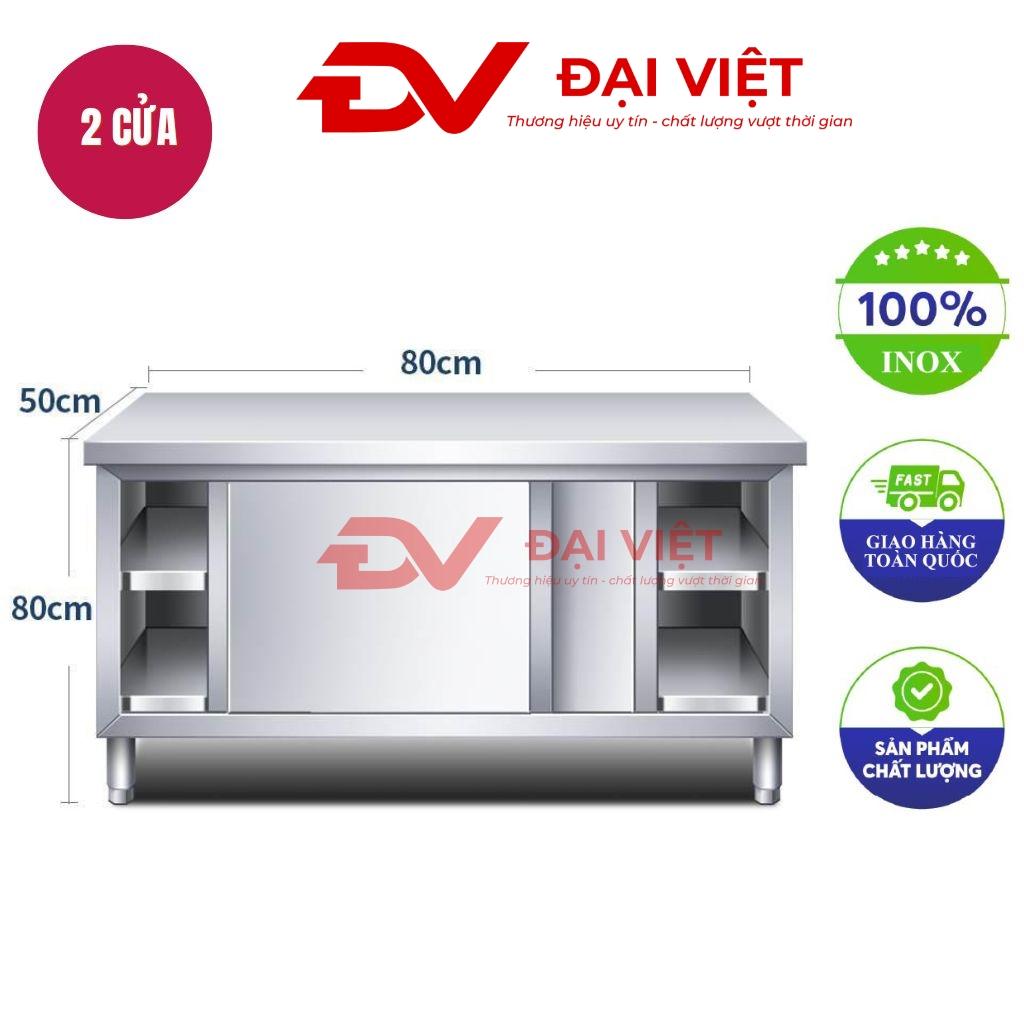 tủ chén inox 4 tầng 800x500x800mm