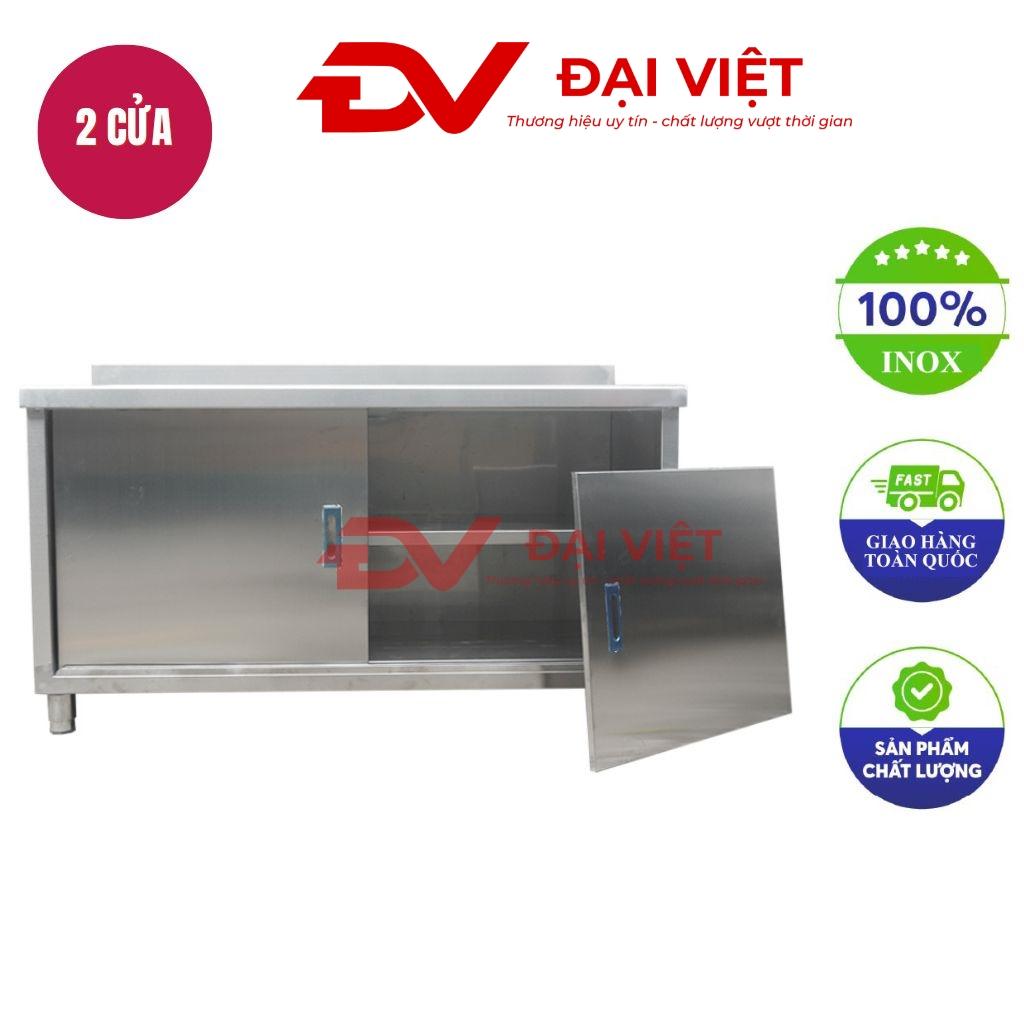 tủ chén inox cửa trượt 2500x800x800mm
