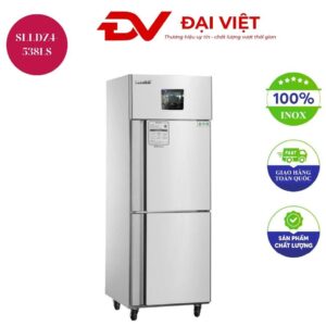 Tủ đông mát 2 cánh inox Snow Village SLLDZ4-538LS