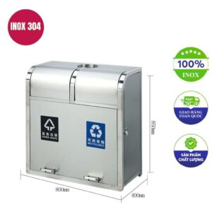 Thùng rác inox ngoài trời