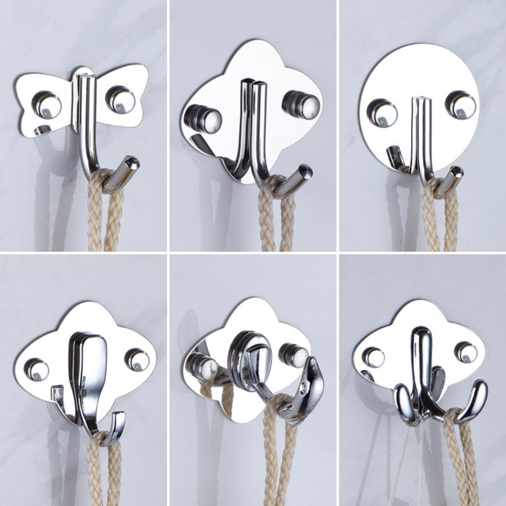 Bề mặt bóng hoặc xước mờ giúp móc treo sạch và sang hơn.