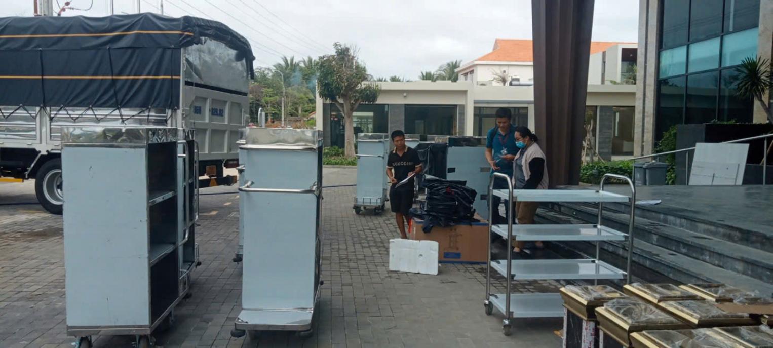 Dự án gia công 2.000 xe đẩy inox tại Vũng Tàu là bằng chứng năng lực sản xuất số lượng lớn của Đại Việt.