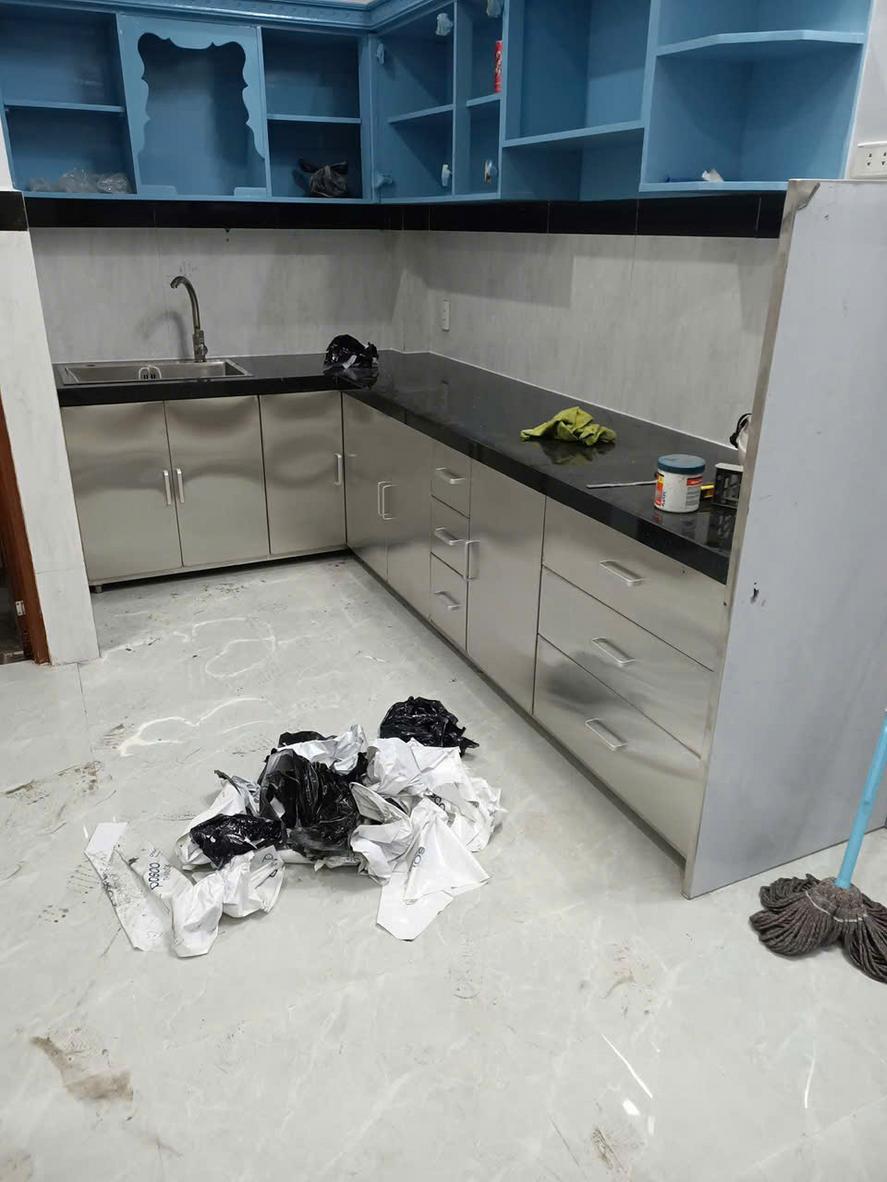 Công trình bếp inox tại TP.HCM do Đại Việt thi công.