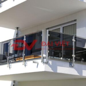 Mẫu lan can inox sơn tĩnh điện