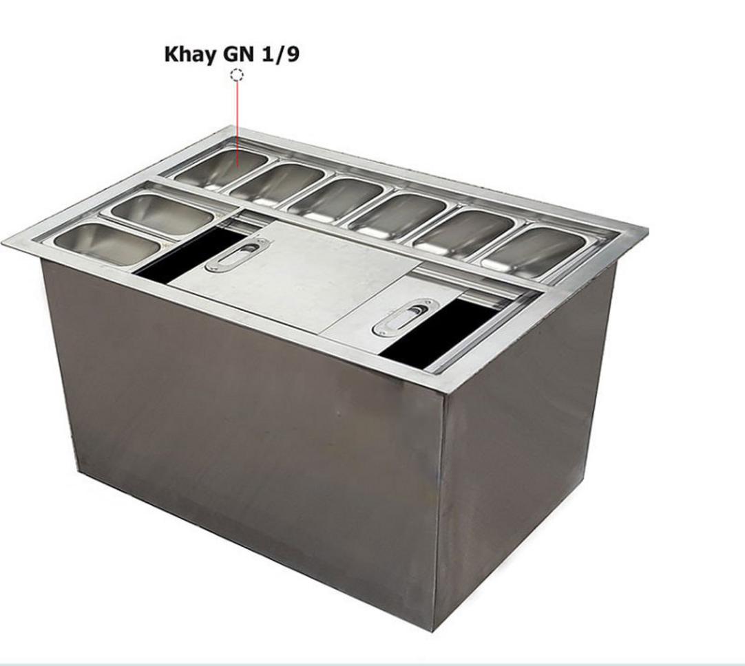 Thiết kế theo layout quầy giúp tối ưu không gian vận hành.
