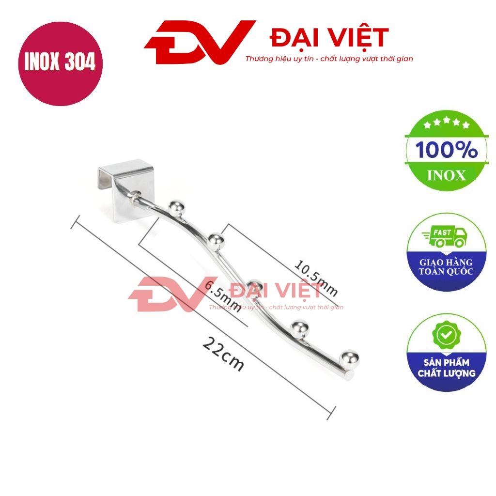 móc inox treo quần áo 22cm