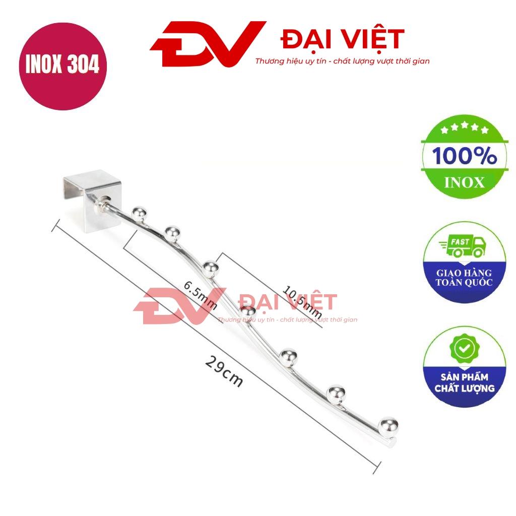 móc inox treo quần áo 29cm