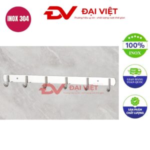 Móc inox treo tường 45x2.8cm