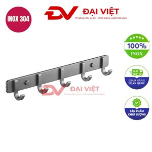 Móc inox treo tường 52x3cm