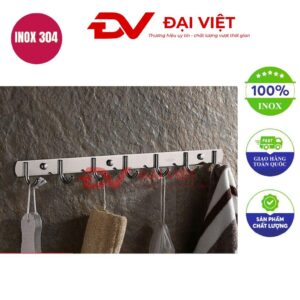 Móc inox treo tường 53x2.8cm