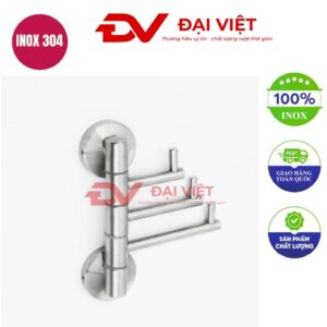 Móc treo quần áo 3 chạc tròn