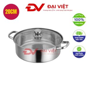 Nồi lẩu inox quai tròn 20cm