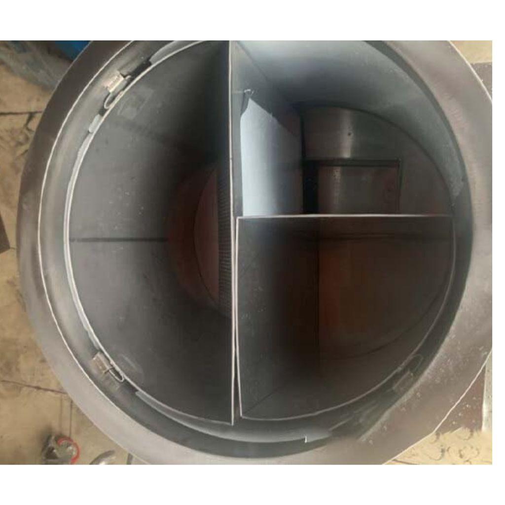 Inox 304 dày 1mm giúp nồi bền, sạch và an toàn thực phẩm.