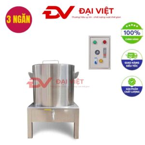 Nồi nấu phở thanh nhiệt 3 ngăn điện rời