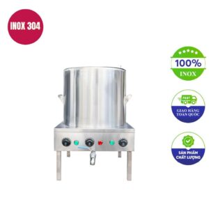 Nồi nấu phở điện liền 70L 3 lớp inox
