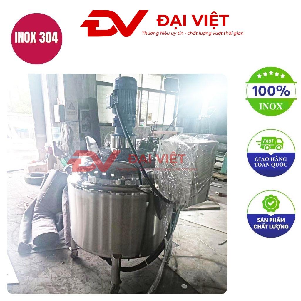 Nồi nấu sữa công nghiệp 40L inox 304 tại Cơ Khí Đại Việt.
