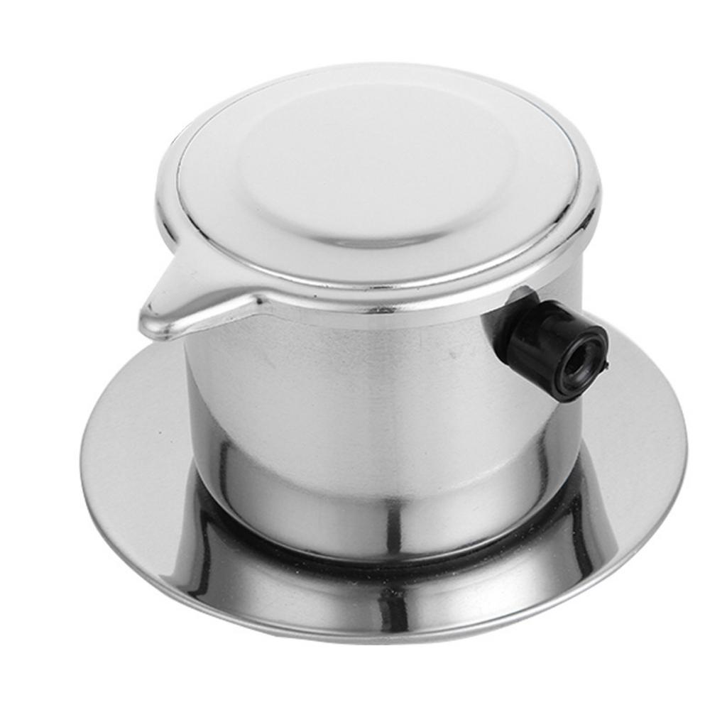 Bộ 4 chi tiết của phin inox giúp tháo lắp và vệ sinh thuận tiện.