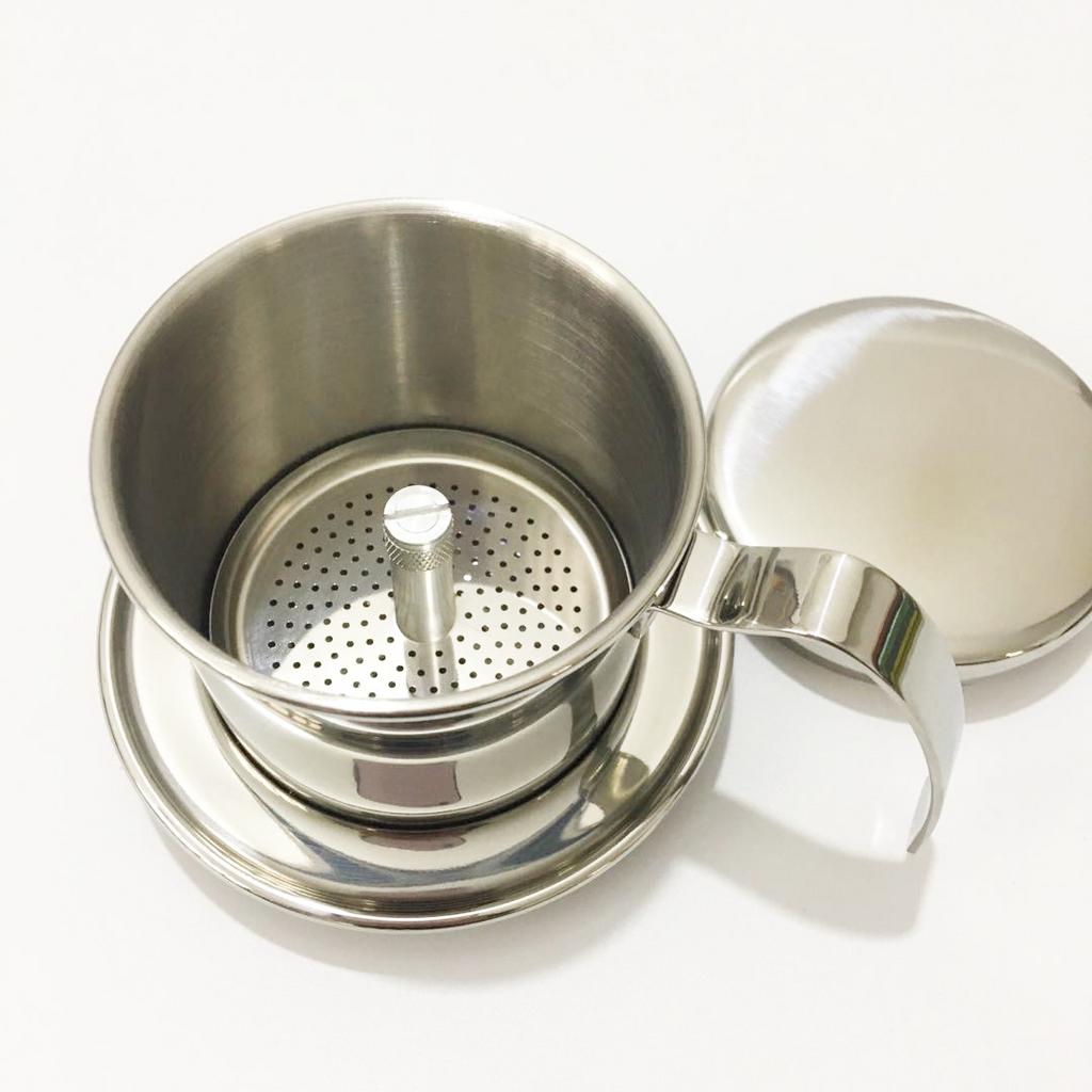 Phin inox tái sử dụng nhiều lần giúp tiết kiệm chi phí dài hạn.