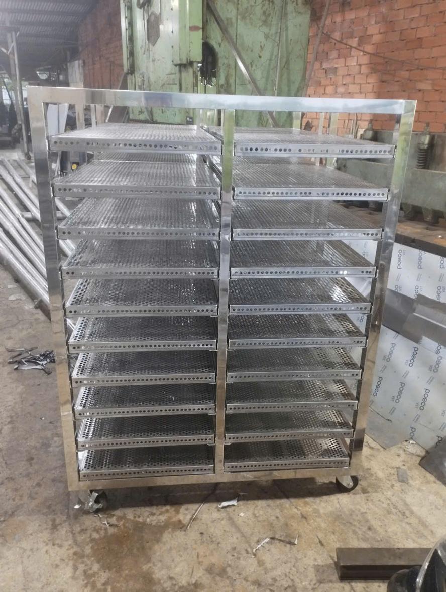 Quy trình 5 bước đặt gia công xe đẩy inox tại Cơ Khí Đại Việt.
