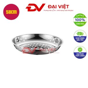 Rổ cạn inox 58cm