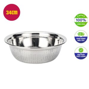 Rổ inox sâu lòng 34cm