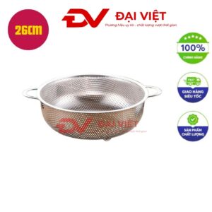 Rổ rá inox 26cm