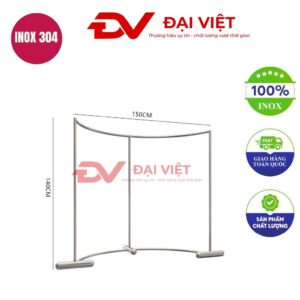 sào phơi đồ inox 150x140cm