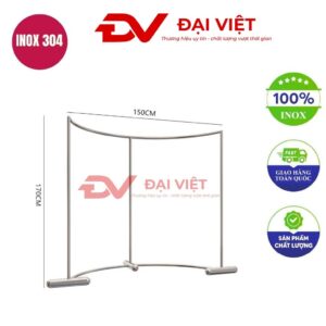 sào phơi đồ inox 150x170cm