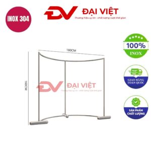 sào phơi đồ inox 180x160cm