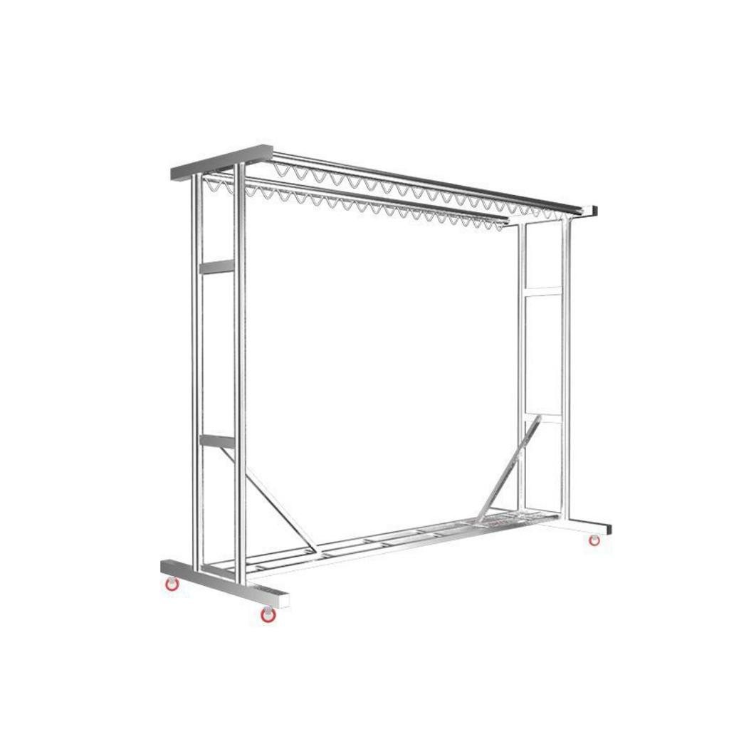 Sào phơi đồ inox 200x150cm phù hợp ban công, sân phơi và khu giặt sấy gia đình.