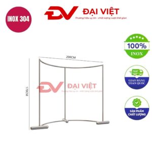 sào phơi đồ inox 200x170cm