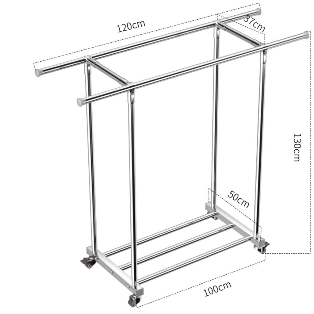 Khung Inox 304 giúp sào phơi bền hơn trong môi trường ẩm và mưa nắng.
