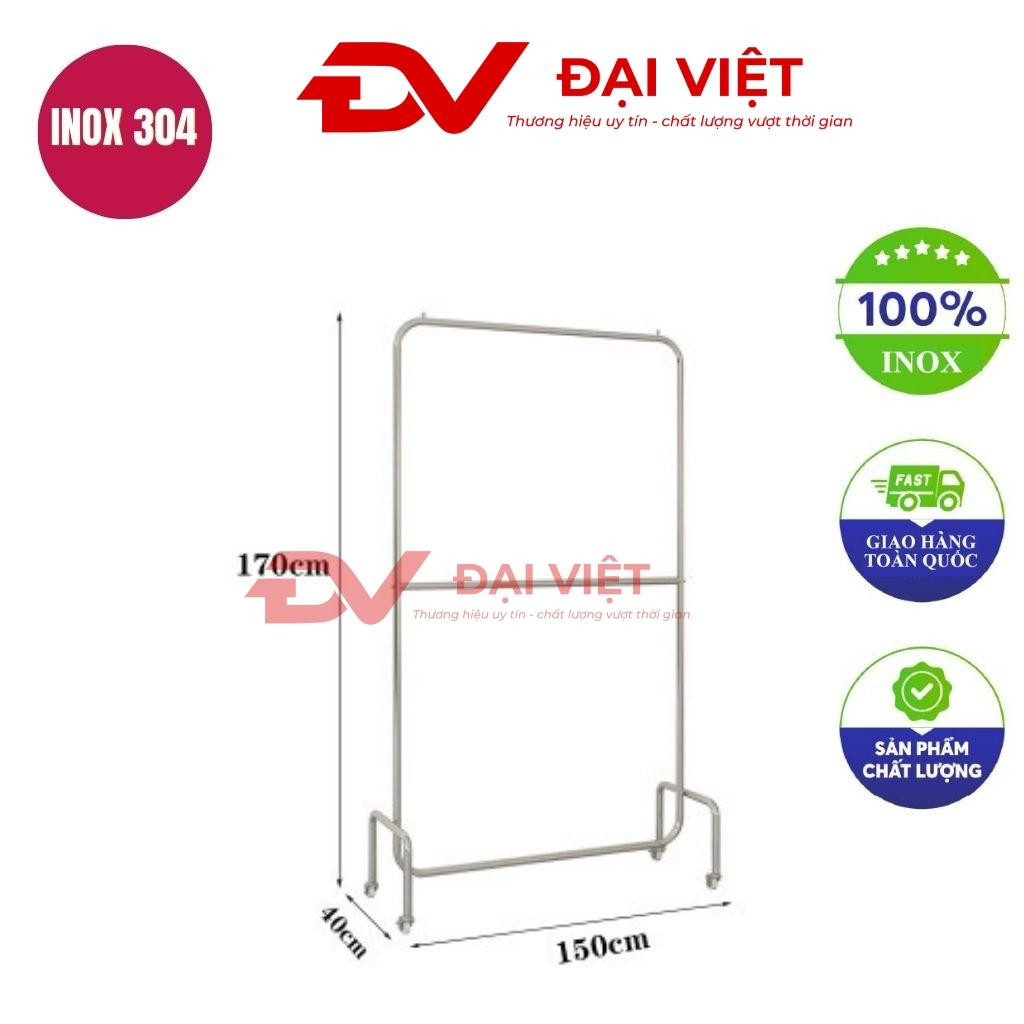sào treo quần áo inox 150x40x170cm