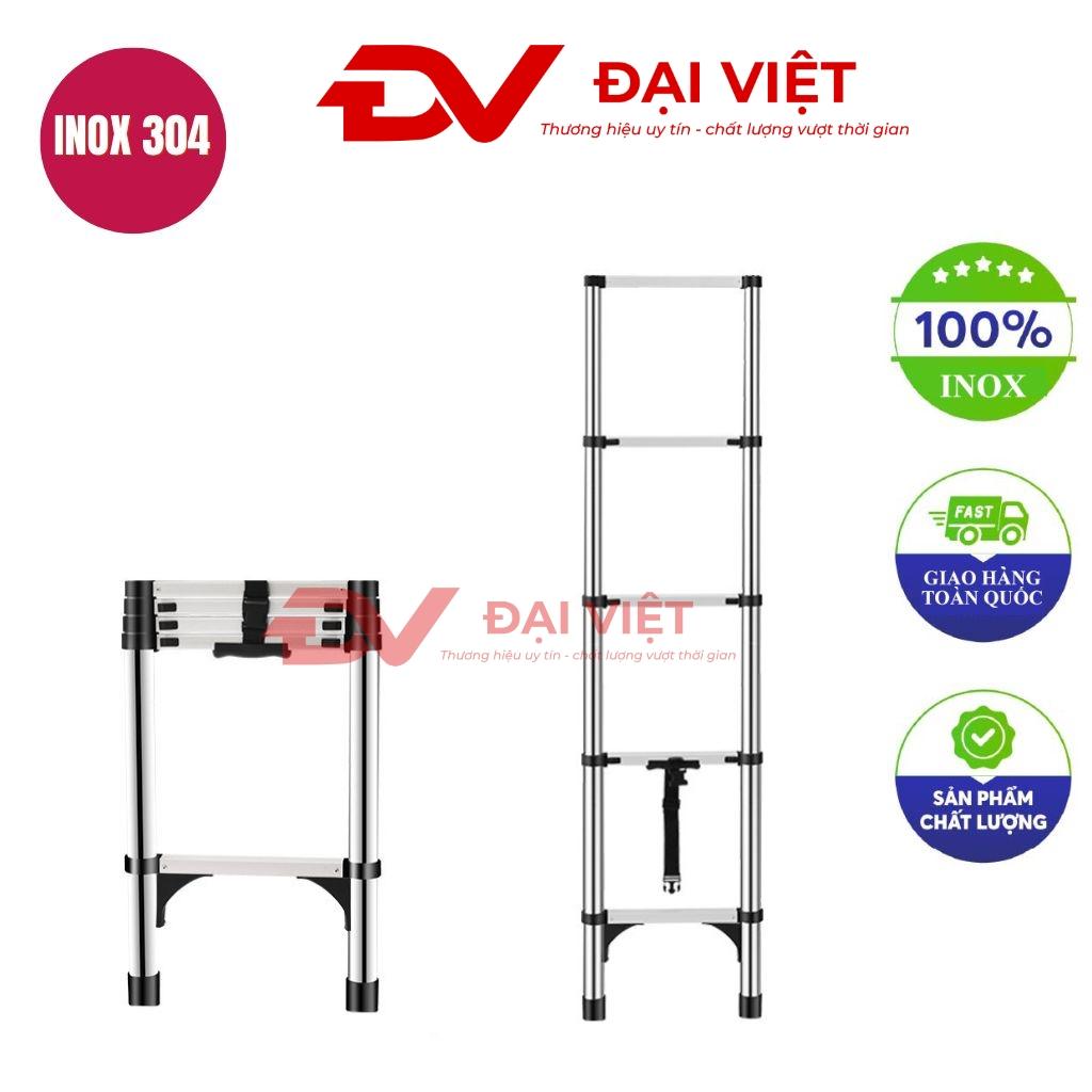 Thang rút đơn inox 1.8m