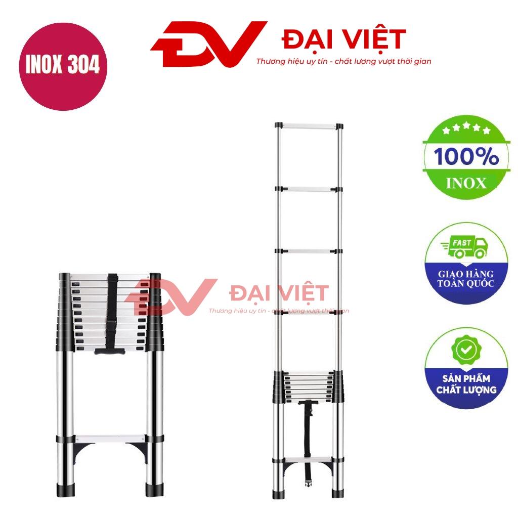 Thang rút đơn inox 4.6m