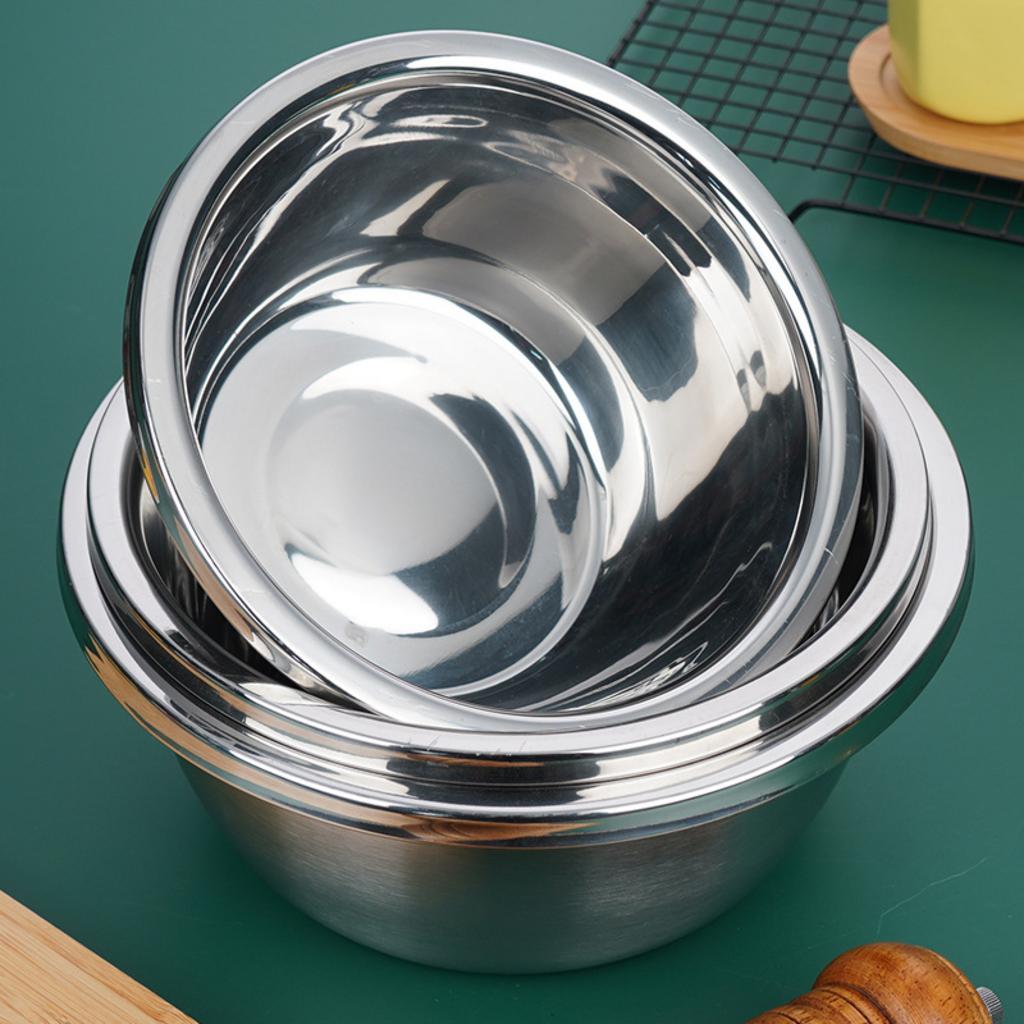 Thau ben inox 48cm đáp ứng tốt nhu cầu gia đình lẫn bếp kinh doanh.